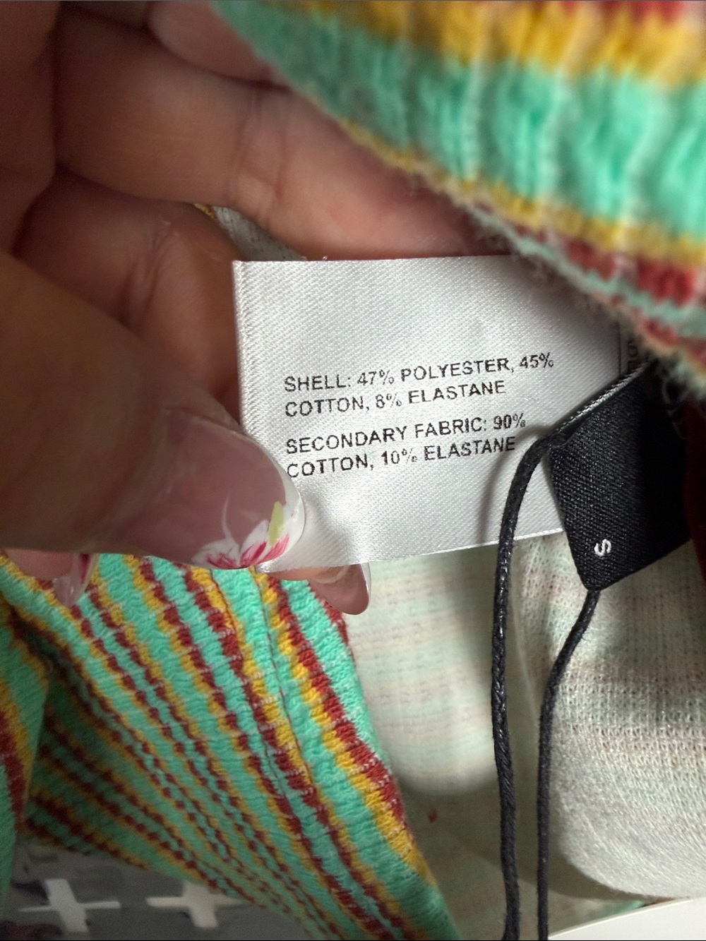 Cider Mint & Rust Striped Knit Romper - Picture 4 of 5